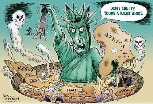 Karikatur von Ben Garrison - mit freundlicher Genehmigung