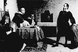 [Galilei vor dem Inquisitionsgericht.<BR>
Gemlde von Christiano Banti, 1857]