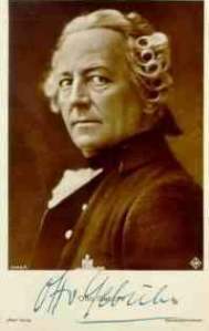 [Autogrammkarte Otto Geb�hr als Friedrich II]