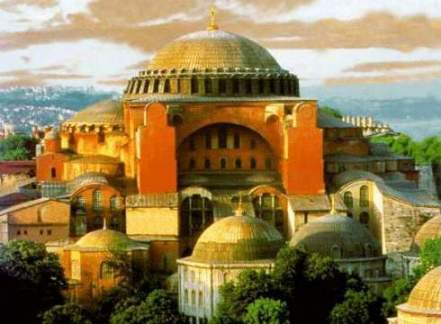 [Die Hagia Sophia in Konstantinopel]