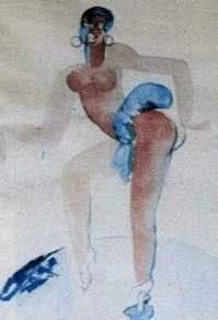 [Josephine Baker - Zeichnung von Le Corbusier]