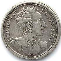 [Medaille auf K�nig Karl XII von Schweden]