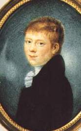 [Heinrich v. Kleist 1801, Miniatur von Peter Friedel]