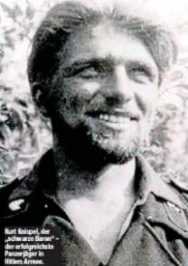 [Bildunterschrift: Kurt Knispel, der 'schwarze Baron', der erfolgreichste Panzerj�ger in Hitlers Armee]