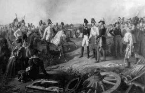 [Siegesmeldung an Friedrich Wilhelm III von Preu�en nach der V�lkerschlacht bei Leipzig, Gem�lde von Johann Peter Krafft]