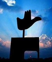 [Le Corbusiers Gans in Chandigarh]