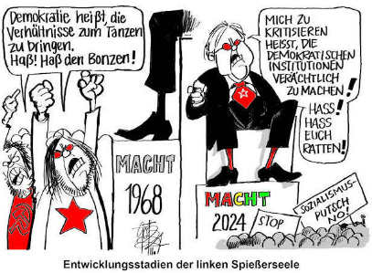 [Karikatur von Götz Wiedenroth]