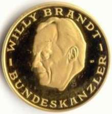 [Goldmedaille 1971 auf den Friedensnobelpreis fr Herbert Frahm alias 'Willy Brandt']