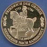 [Friedrichs Heimkehr nach Sanssouci]