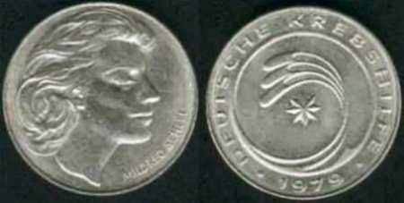 [Medaille auf Mildred Scheel und die deutsche Krebshilfe, gepr�gt in der VEB M�nze der DDR]