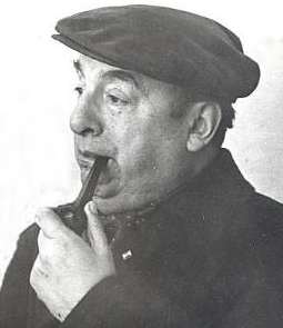 [Neruda in Paris - mit Baskenm�tze und Pfeife]