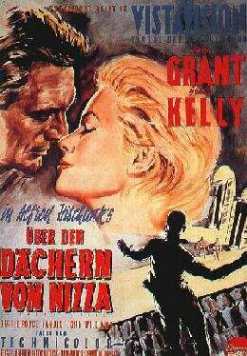 Kinoplakat f�r '�ber den D�chern von Nizza'