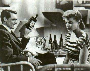 Cary Grant riskiert skrupellos das Leben von Ingrid Bergman in 'Notorious' (1946).