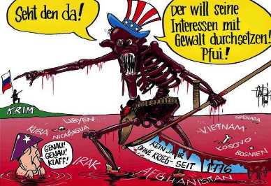 [Karikatur von G�tz Wiedenroth]