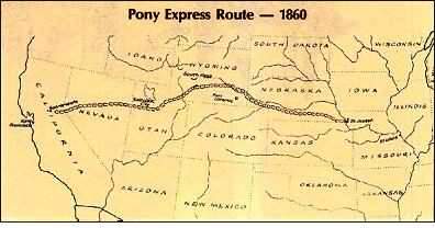 Pony Express Route