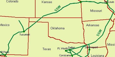 [Bahntrasse von St. Louis nach El Paso]