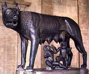 [Romulus, Remus und die Wölfin]