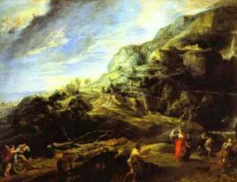 [Odysseus' Landung in Schería, Gemälde von Rubens]