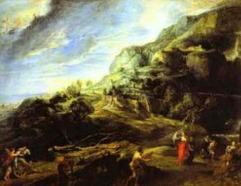 [Odysseus' Landung in Scher�a, Gem�lde von Rubens]