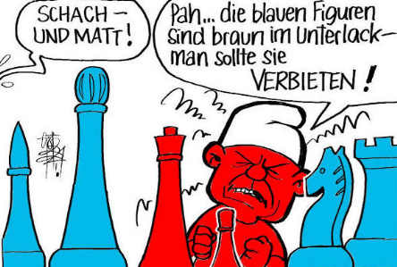 [Karikatur von Götz Wiedenroth]