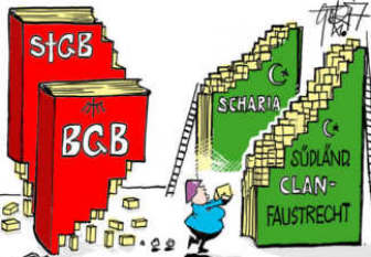 [Karikatur von G�tz Wiedenroth]