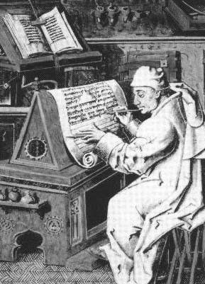 [schreibender M�nch]