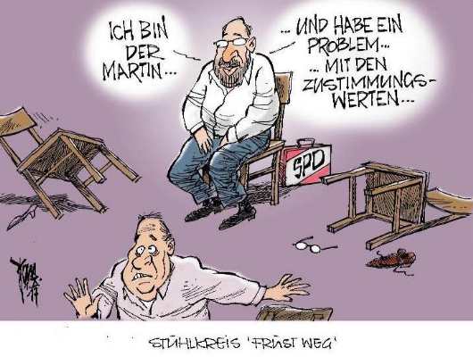 [Karikatur von G�tz Wiedenroth]
