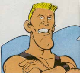 [Spartacus bei Asterix mit Romika-Fresse: reintreten und sich wohlf�hlen]