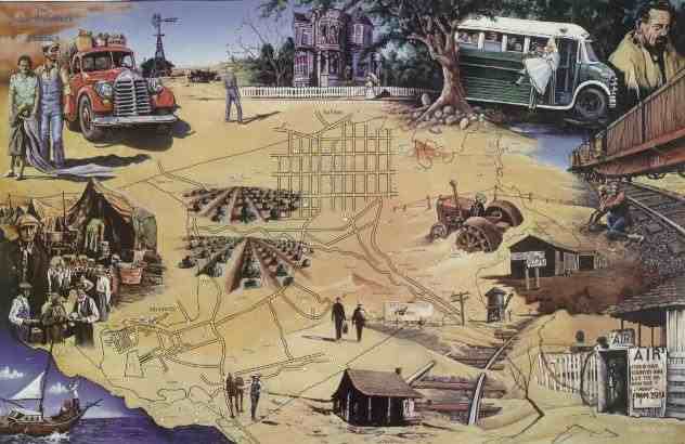 [The John Steinbeck map of America]