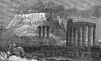 [Athen - Akropolis - in den 1830er Jahren]