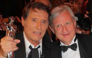 [Udo mit seinem Manager Freddy Burger bei der Romy-Verleihung]