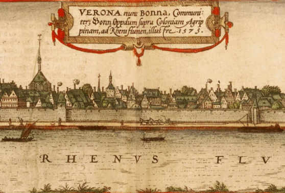 [Verona, nunc Bonna, Stich von Hogenberg, 1575]