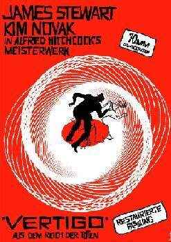 Kinoplakat f�r 'Vertigo'