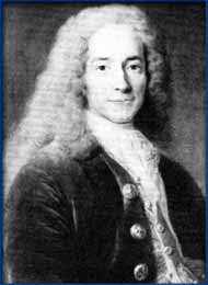 [Voltaire age 24. Oil painting by Jacob van Largillire]