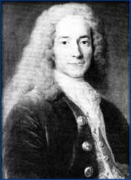 [Voltaire age 24. Oil painting by Jacob van Largilli�re]