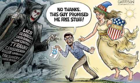 [Karikatur von Ben Garrison]