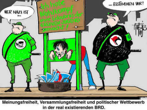 [Karikatur von Götz Wiedenroth]