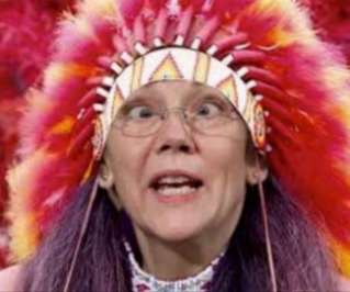 [Die Indianerin Elizabeth Warren]