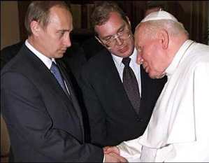 [Wojtyla begr��t Putin]