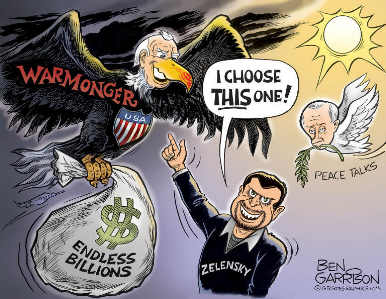 [Zelensky wählt den Krieg]