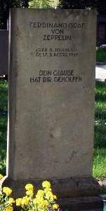 Zeppelins Grabstein