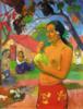 Woman Holding a Fruit 