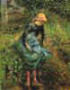 The Shepherdess - Young Peasant Girl with a Stick, 1881