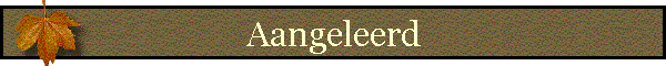 Aangeleerd