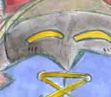 Vivi's Birthday...colored with paints...:'( tell me never to paint again...