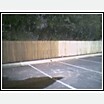 this fence was washed then stained