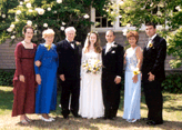 (L-R) Carol Finneran, Mary Finneran, John Finneran, Nancy, Rob, Rob's Mom, Rob's best man