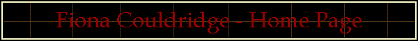 Fiona Couldridge - Home Page