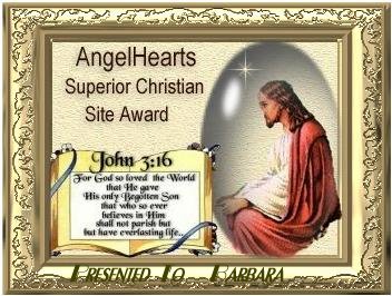 AngelHeart's Superior Christian Site Award
