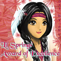 Lil Springs' Award of Excellence